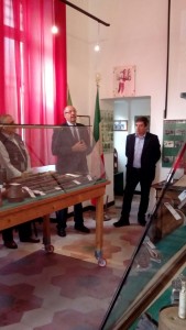 Presidente Istituto Storico della Resistenza di Imperia Giovanni Rainisio e Mariangelo Vio in rappresentanza del Comune di Albenga